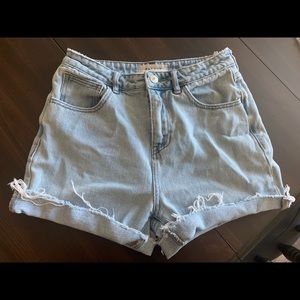 Vintage mom fit jean shorts